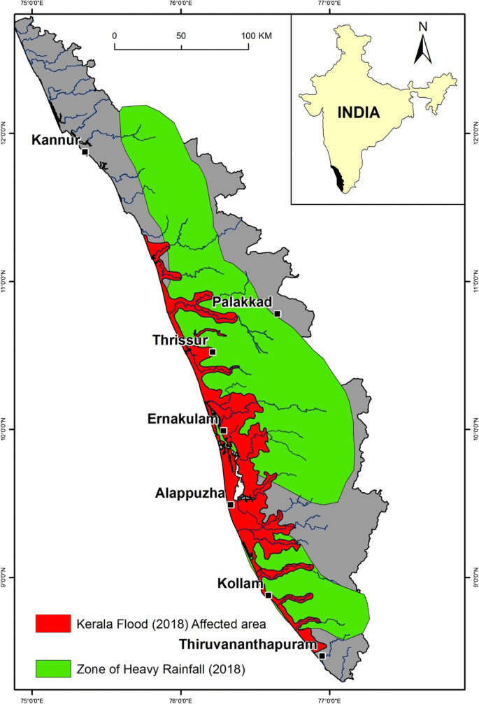 Flood 2018 And The Status Of Reservoir Induced Seismicity In Kerala India Springerlink