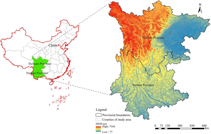 Temporal and spatial variation characteristics of disaster resilience in  Southwest China's mountainous regions against the background of  urbanization | SpringerLink
