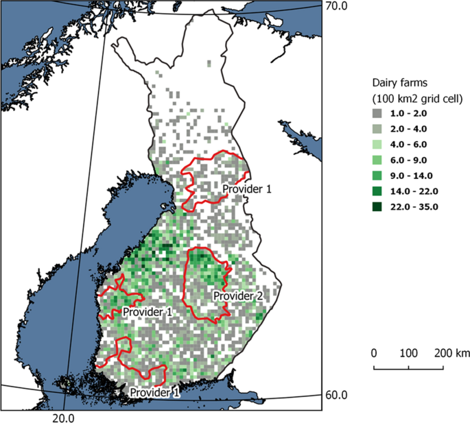 The effect of storms on Finnish dairy farms: electrical outage statistics  and the effect on milk production | SpringerLink