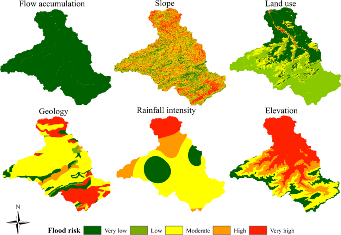Flood Risk Area Map Flood Risk Mapping And Crop-Water Loss Modeling Using Water Footprint  Analysis In Agricultural Watershed, Northern Iran | Springerlink