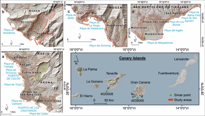 Marine storms in coastal tourist areas of the Canary Islands | SpringerLink