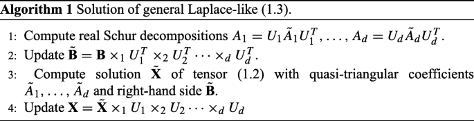 Recursive Blocked Algorithms For Linear Systems With Kronecker Product Structure Springerlink