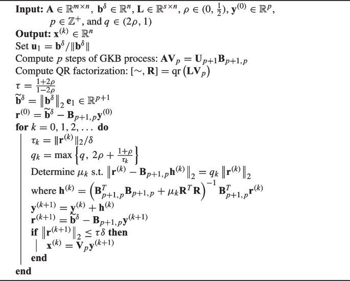 Projected iterated Tikhonov in general form with adaptive choice of the ...