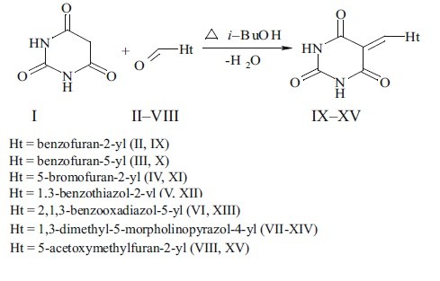 Synthesis And Antimicrobial Activity Of 5 Heterylmethylene Hexahydropyrimidin 2 4 6 Triones Springerlink