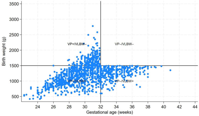The impact of very preterm vs very low birth weight on early and mid ...