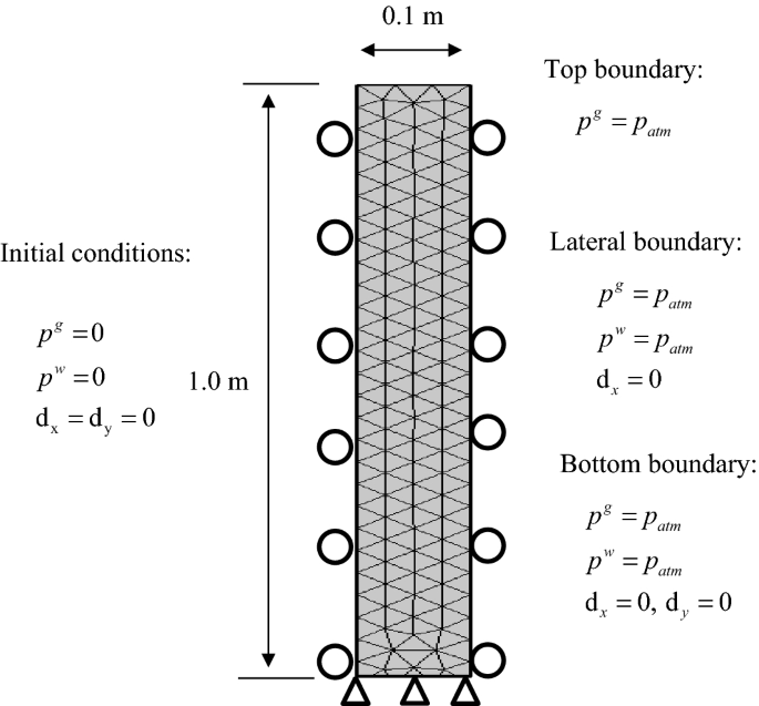 A Fully Coupled Hydro-Mechanical-Gas Model Based on Mixture Coupling Theory  | SpringerLink