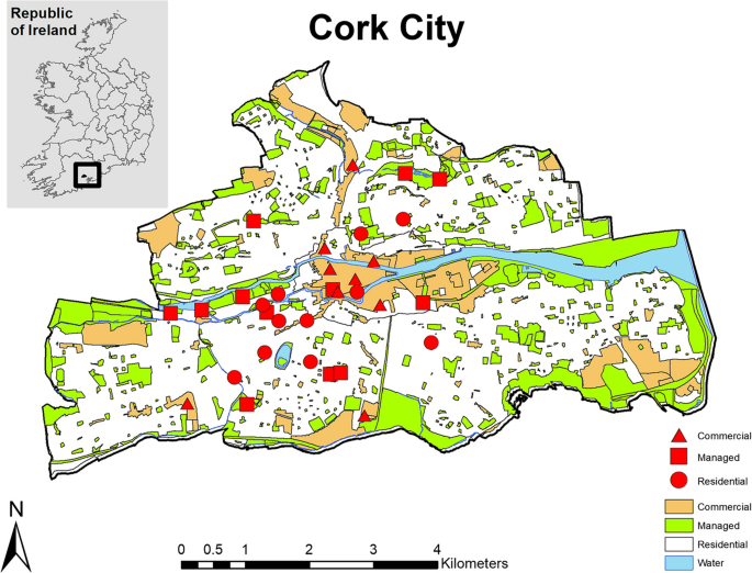 Cork City Zoning Map A Core On The Atlantic Margin Of Europe: An Urban Bird Assemblage In Cork  City, Ireland | Springerlink