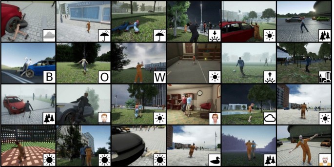 Generating Human Action Videos By Coupling 3d Game Engines And