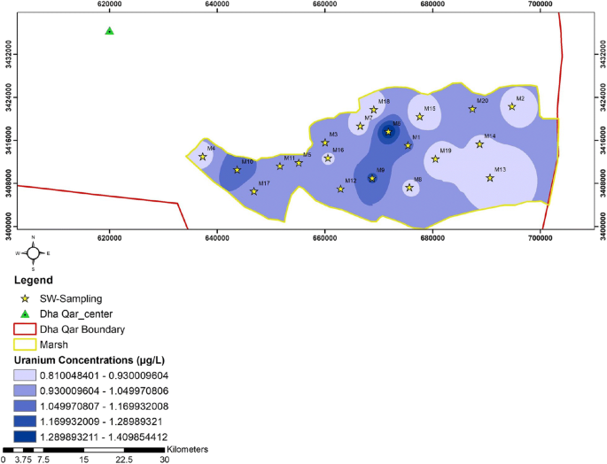 Uranium Concentrations And Some Physicochemical Parameters Of Water Samples At Marshes Ahwar In Dhi Qar Governorate Springerlink