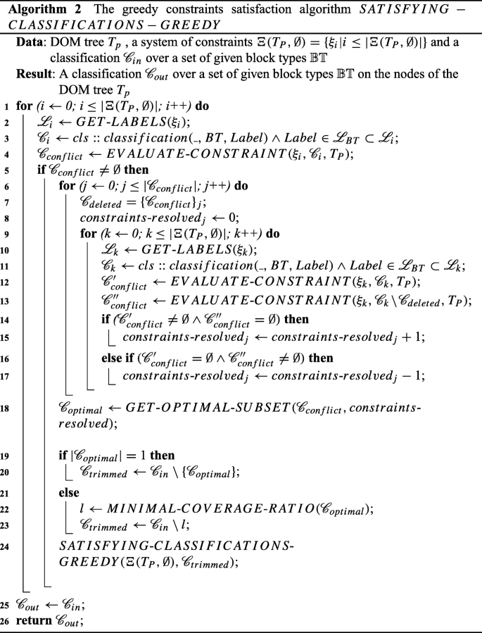 Large-scale holistic approach to Web block classification: assembling the  jigsaws of a Web page puzzle | SpringerLink