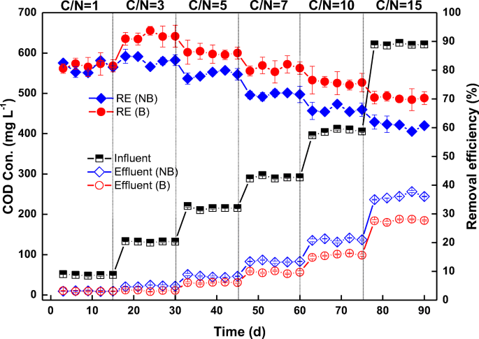 Nitrogen Removal In Response To The Varying C N Ratios In Subsurface Flow Constructed Wetland Microcosms With Biochar Addition Springerlink