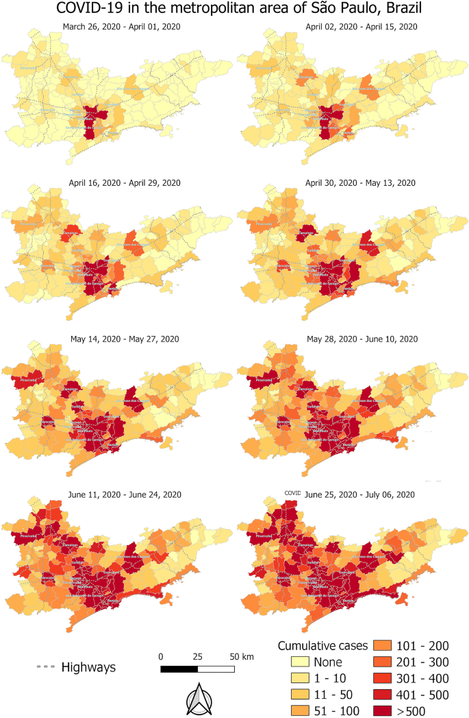 The impact of Brazil's transport network on the spread of COVID-19