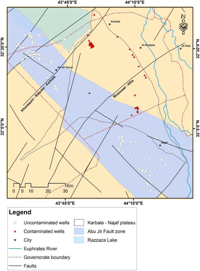 Probability mapping of groundwater contamination by hydrocarbon from the  deep oil reservoirs using GIS-based machine-learning algorithms: a case  study of the Dammam aquifer (middle of Iraq) | SpringerLink