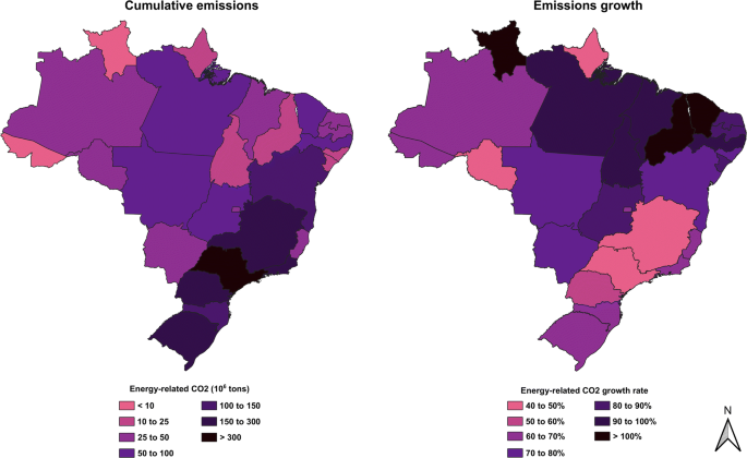 The Drivers Of Energy Related Co 2 Emissions In Brazil A Regional Application Of The Stirpat Model Springerlink
