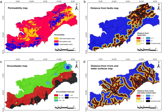 a gis based multi criteria decision making method for the selection of potential municipal solid waste disposal sites in mersin turkey springerlink