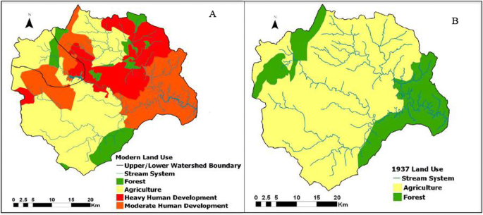 Historic land use and sedimentation in two urban reservoirs, Occoquan  Reservoir and Lake Manassas, Virginia, USA | SpringerLink