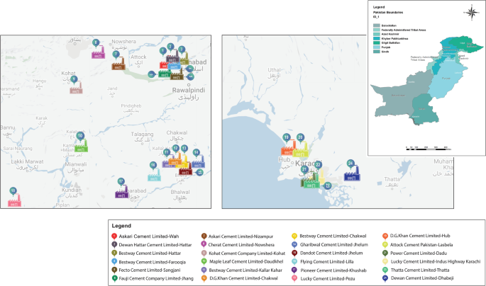 Power Cement Factory Location Map Decomposition Analytics Of Carbon Emissions By Cement Manufacturing – A Way  Forward Towards Carbon Neutrality In A Developing Country | Springerlink