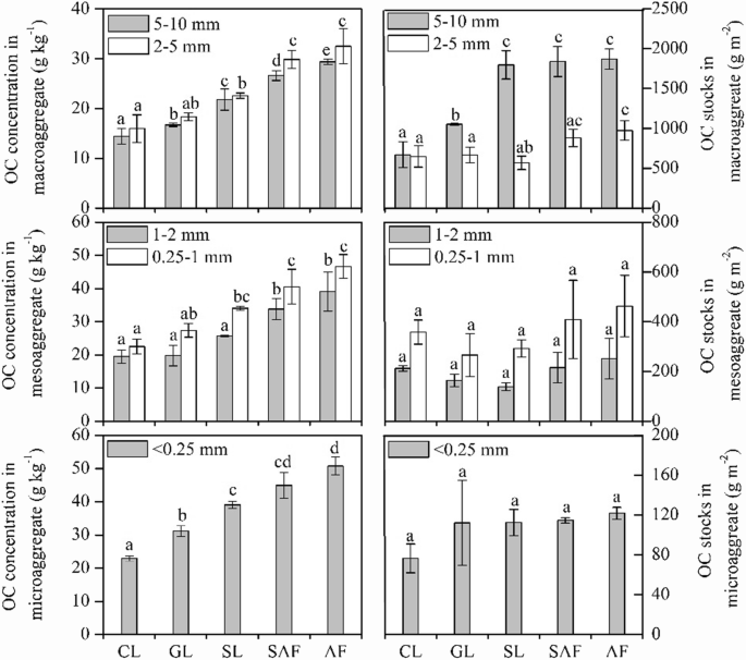 Impact Of Vegetation Restoration On Soil Organic Carbon Stocks And Aggregates In A Karst Rocky Desertification Area In Southwest China Springerlink
