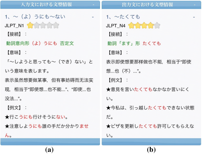 Development Of A Computer Assisted Japanese Functional Expression Learning System For Chinese Speaking Learners Springerlink