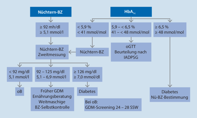 Gestationsdiabetes Mellitus Gdm Diagnostik Therapie Und Nachsorge Springerlink