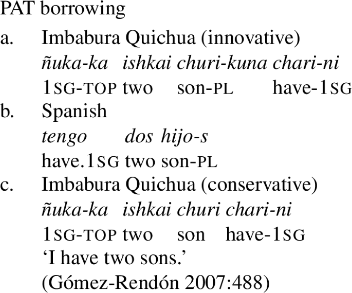 Borrowing Matter And Pattern In Morphology An Overview Springerlink