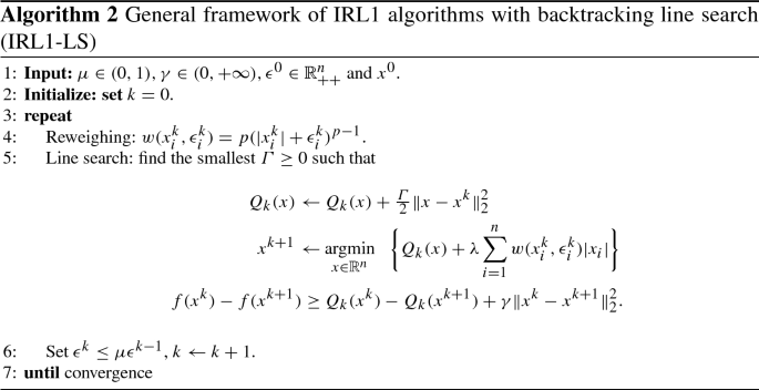 Relating Ell P ℓ P Regularization And Reweighted Ell 1 ℓ 1 Regularization Springerlink