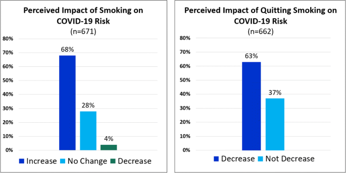 Cigarette Smoking and Risk Perceptions During the COVID-19 Pandemic  Reported by Recently Hospitalized Participants in a Smoking Cessation Trial  | Journal of General Internal Medicine