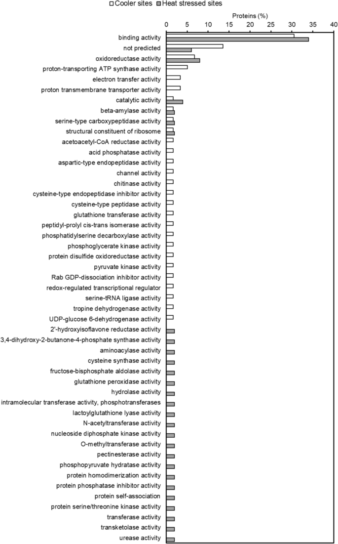 Differentially expressed proteins confer thermotolerance in rooibos  (Aspalathus linearis, (Burm.f.) R.Dahlgren) | Acta Physiologiae Plantarum