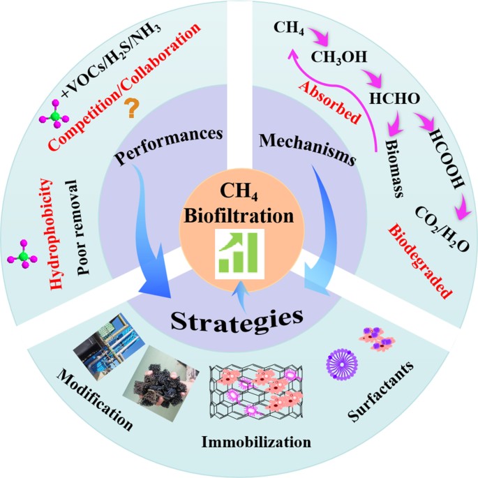 Performances, mechanisms, and strategies for methane removal via gas ...