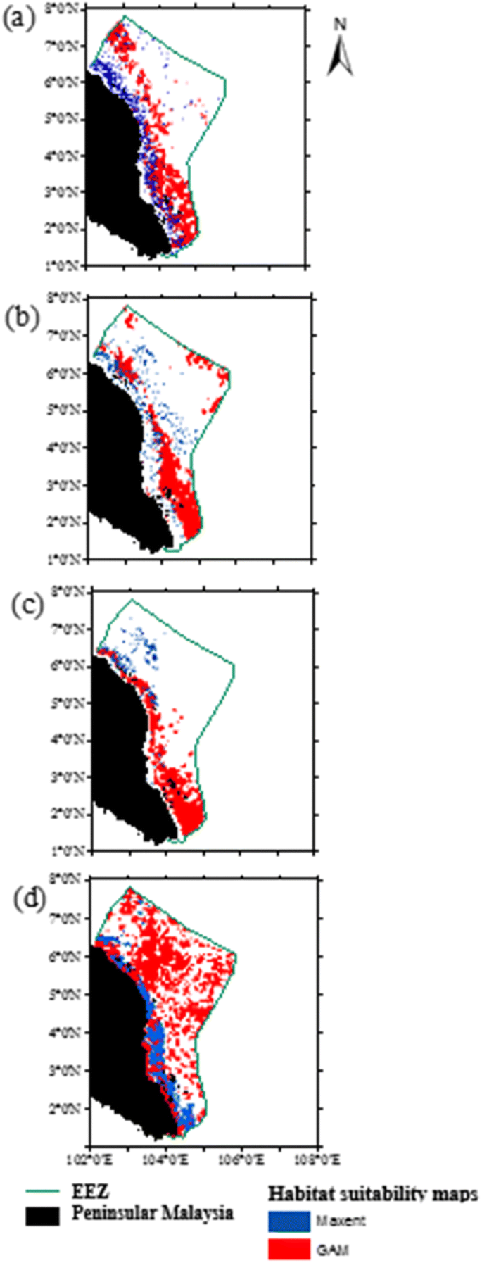 Determination of spatio-temporal distribution of Rastrelliger kanagurta  using modelling techniques for optimal fishing | SpringerLink