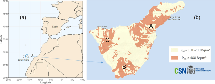Determination of the indoor radon concentration in schools of Tenerife ( Canary Islands): a comparative study | SpringerLink
