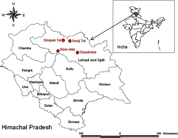 Chandra Taal Lake in Himachal-Pradesh