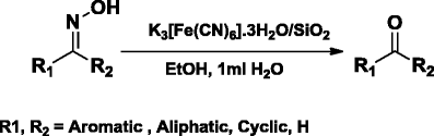 K3 Fe Cn 6 3h2o Supported On Silica Gel An Efficient And Selective Reagent For The Cleavage Of Oximes To Their Corresponding Carbonyl Compounds In Aqueous Medium Springerlink