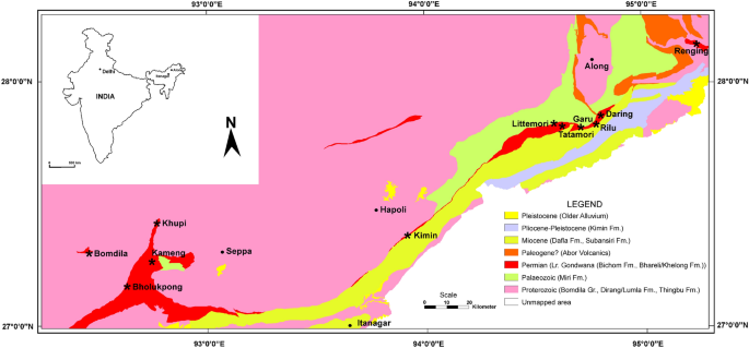 Early Permian Macroinvertebrate Assemblages From The Siang And Subansiri Districts Arunachal Pradesh Implications On The Regional Stratigraphy Palaeoenvironment Palaeoecology And Palaeobiogeography Springerlink