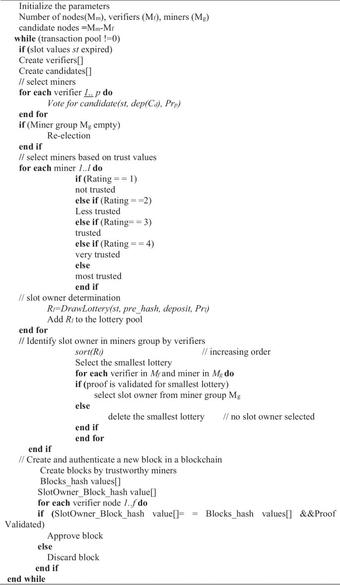 LVCA: An efficient voting-based consensus algorithm in private Blockchain  for enhancing data security | Peer-to-Peer Networking and Applications