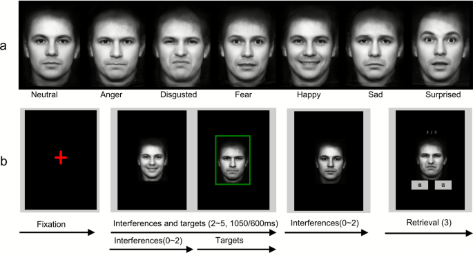 Active encoding of facial emotions during a working memory task: an ERP ...