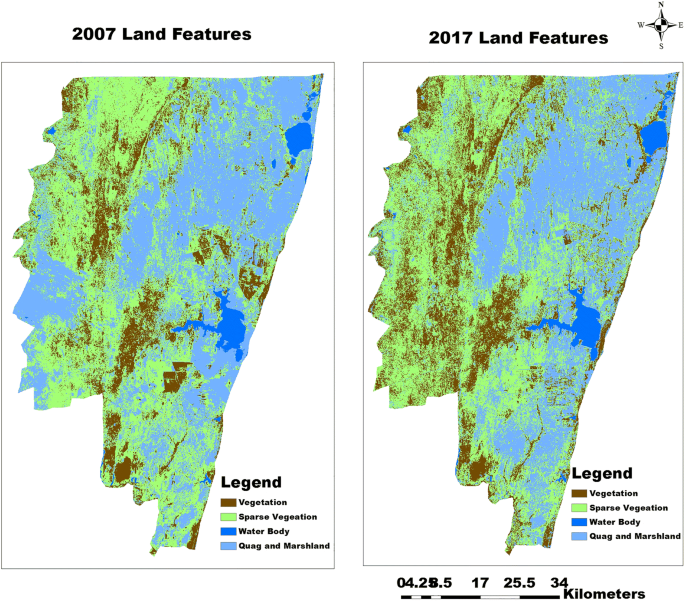 Wetland Mapping Using Gis Wetland Shift Monitoring Using Remote Sensing And Gis Techniques: Landscape  Dynamics And Its Implications On Isimangaliso Wetland Park, South Africa |  Springerlink