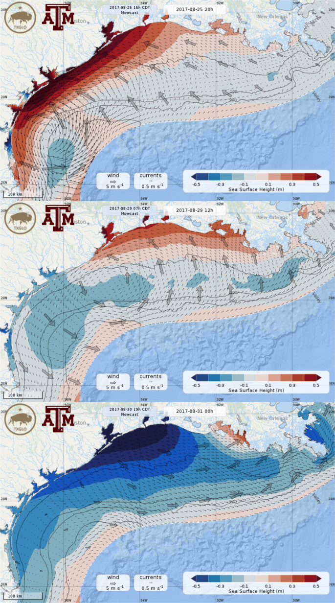 Hurricane Harvey Caused Unprecedented Freshwater Inflow to Galveston Bay |  Estuaries and Coasts