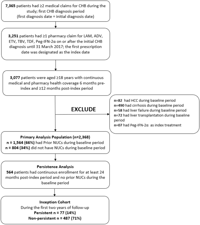 Evaluating The Effect Of Standard Of Care Treatment On Burden Of Chronic Hepatitis B A Retrospective Analysis Of The United States Veterans Population Springerlink
