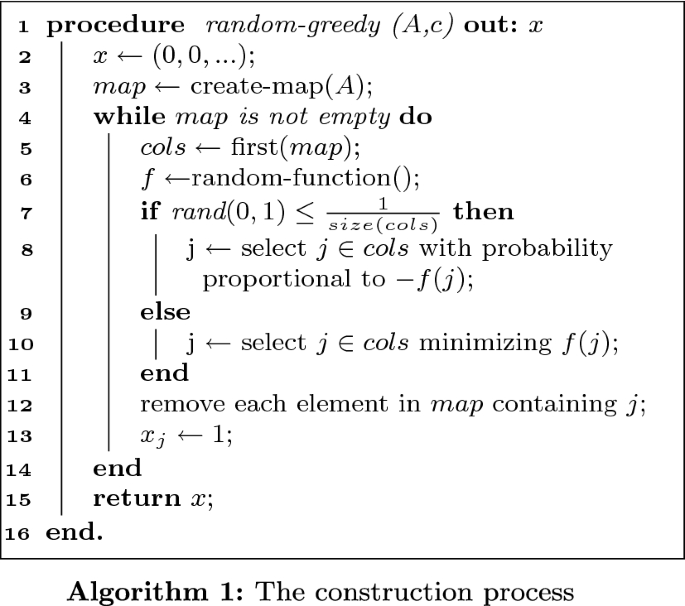 PDF) A novel local search for unicost set covering problem using