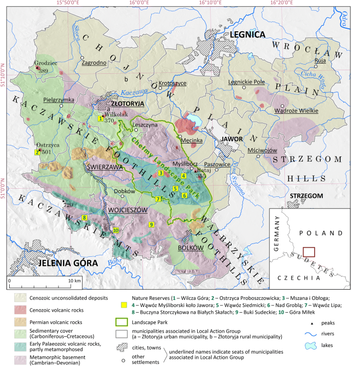 Burgundy Cyber ​​space Align Promoting and Interpreting Geoheritage at the Local Level—Bottom-up  Approach in the Land of Extinct Volcanoes, Sudetes, SW Poland | SpringerLink