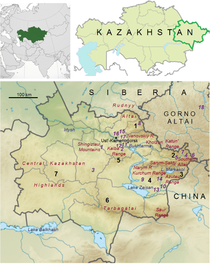Geoheritage of East Kazakhstan | SpringerLink