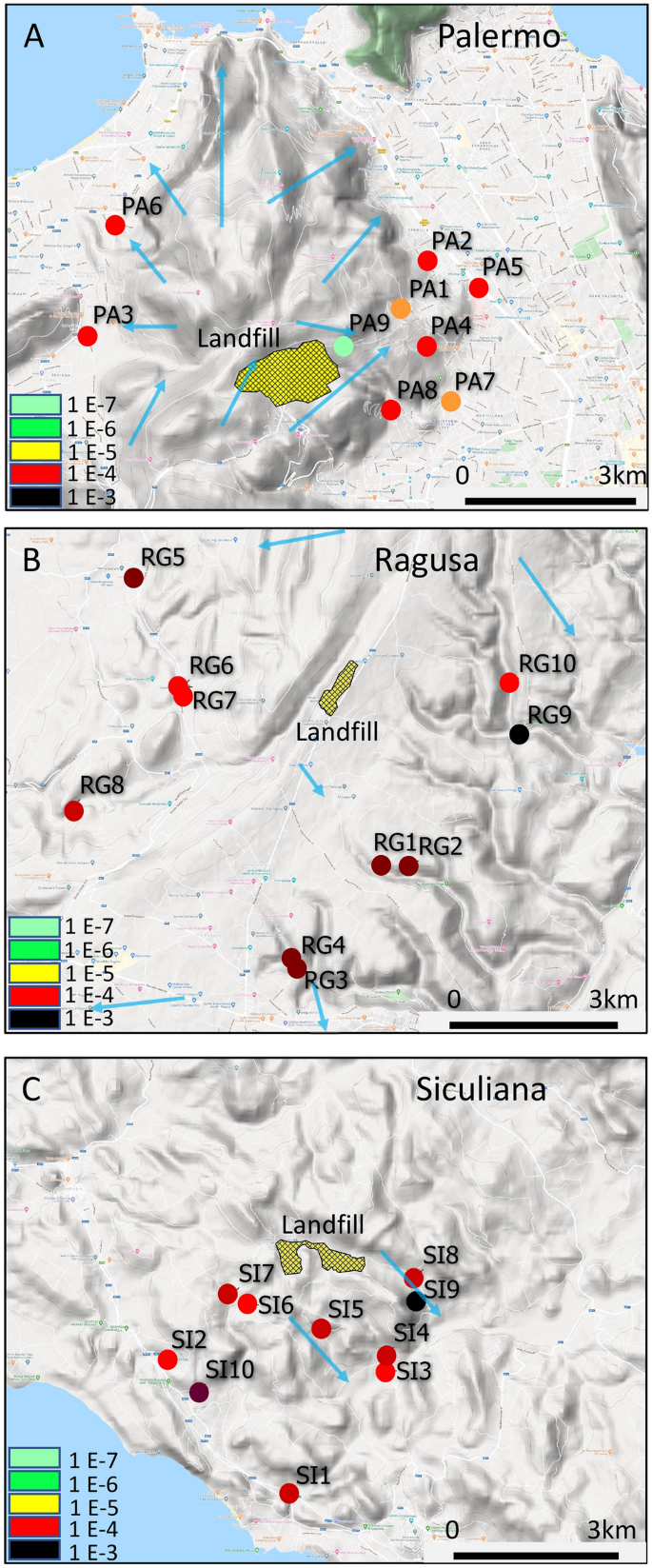 Groundwater Of Sicily Italy Close To Landfill Sites Quality And Human Health Risk Assessment Springerlink