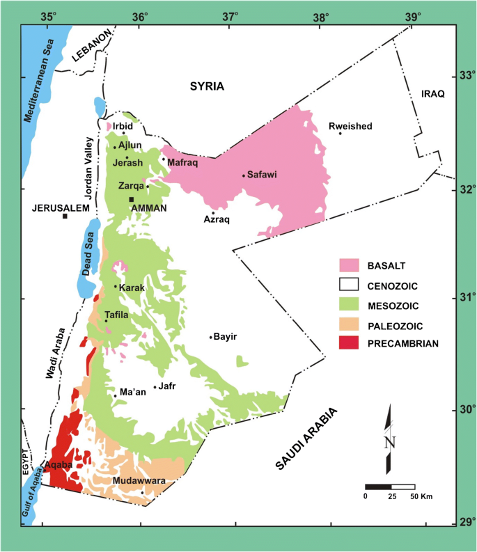 Industrial rocks and minerals of Jordan: a review | SpringerLink