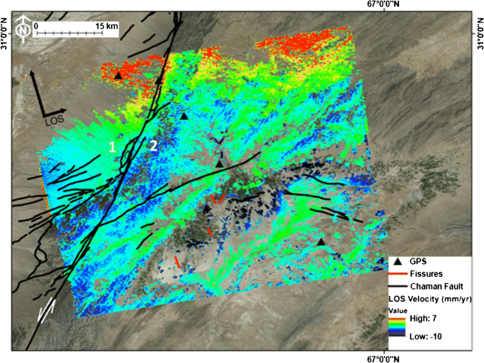 Reflection Seismic Gravity Magnetic And Insar Analysis Of The Chaman Fault In Pakistan Springerlink