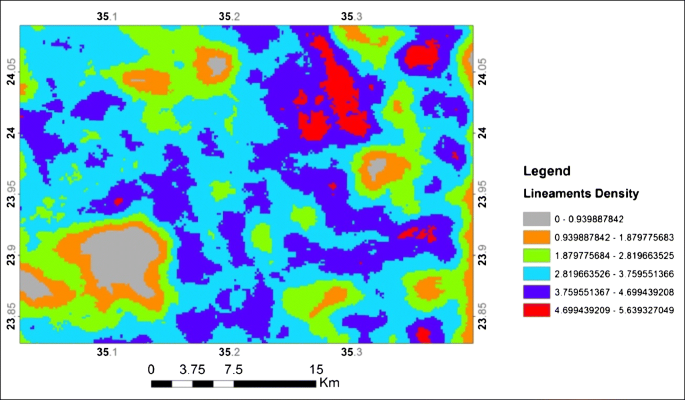 Lineament Mapping In Arcgis Mapping Lineament Features Using Gis Approaches: Case Study Of  Neoproterozoic Basement Rocks In The South-Eastern Desert Of Egypt |  Springerlink