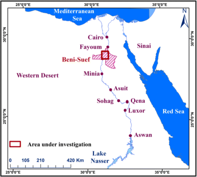 Mapping Of Groundwater Opportunities For Multi Purposes Use In Beni Suef Province Egypt Springerlink