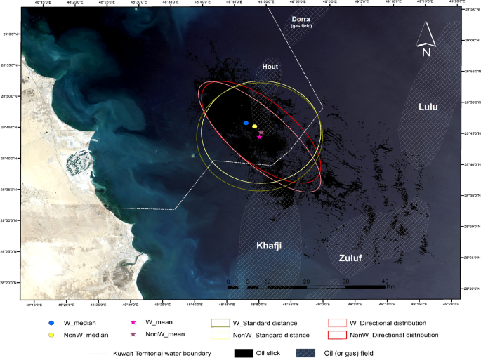 Geostatistical analysis of natural oil seepage using radar imagery—a case  study in Qaruh Island, the State of Kuwait | SpringerLink