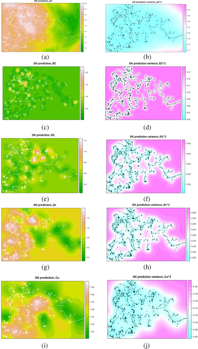 Spatial variability of soil properties using geostatistical approach: a ...