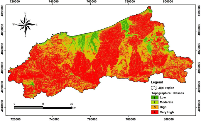 Regional Modeling Of Soil Sensitivity To Water Erosion In Jijel Region Algeria Using Mca And Gis Springerlink